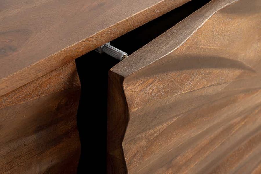 Komoda Hurricane drewno akacjowe brązowa 175 cm  - Invicta Interior