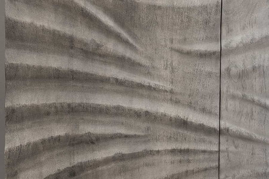 Komoda Hurricane drewno akacjowe szara 120 cm - Invicta Interior