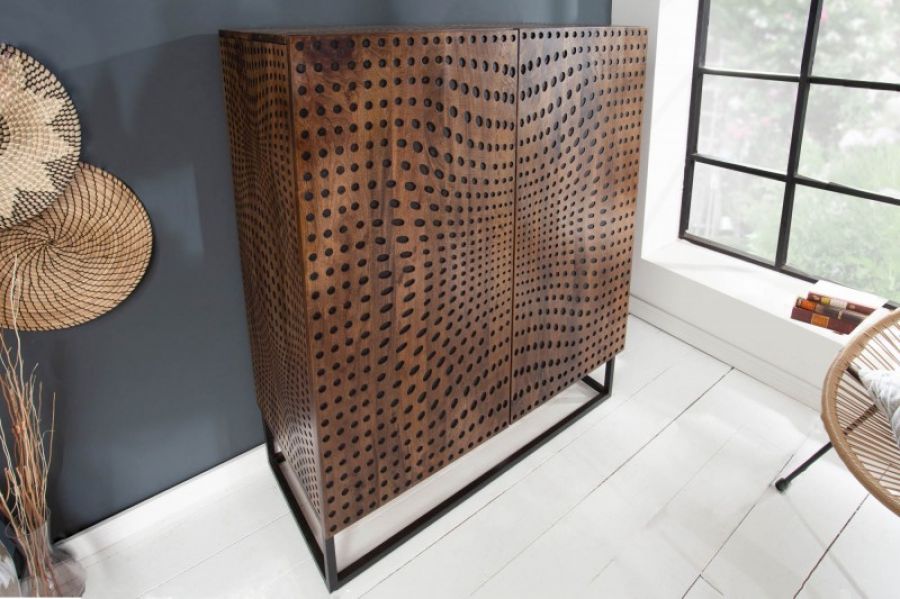 Komoda Illusion 120cm drewno mango - Invicta Interior