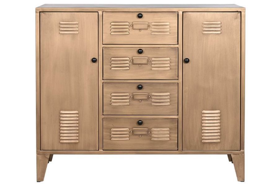 Komoda industrialna złota 100 cm - Item International