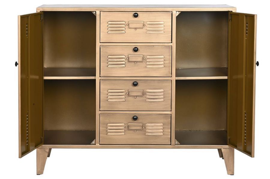 Komoda industrialna złota 100 cm - Item International
