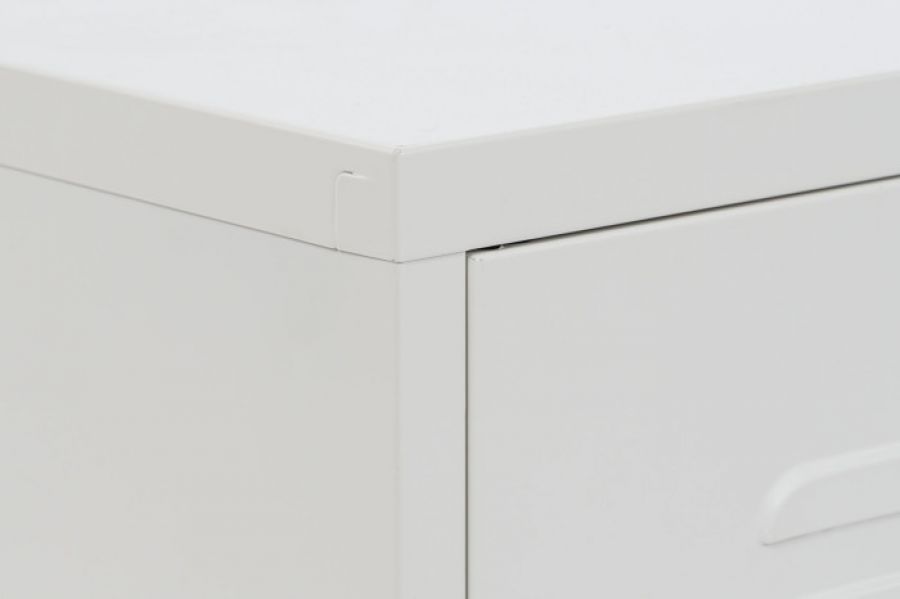 Komoda inudstrialna Cabinet szafka nocna biala - Item International