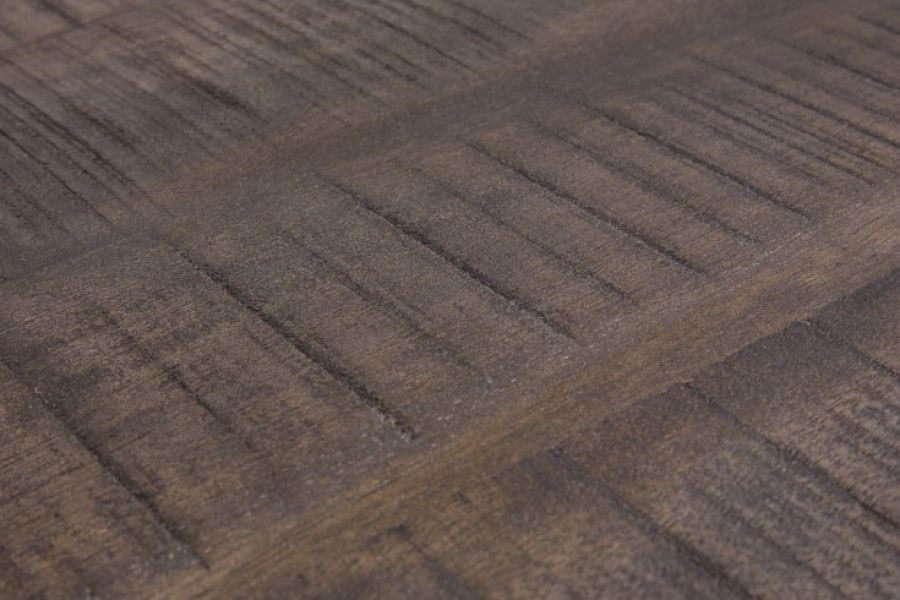 Komoda Iron Craft drewniana mango szara - Invicta Interior