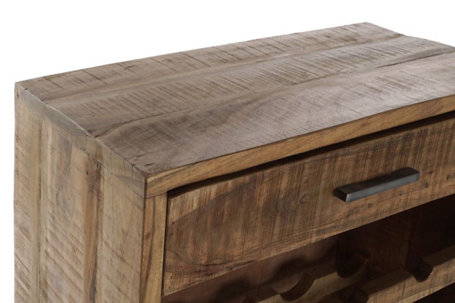 Komoda Iron Craft regał drewniany na wino - Item International