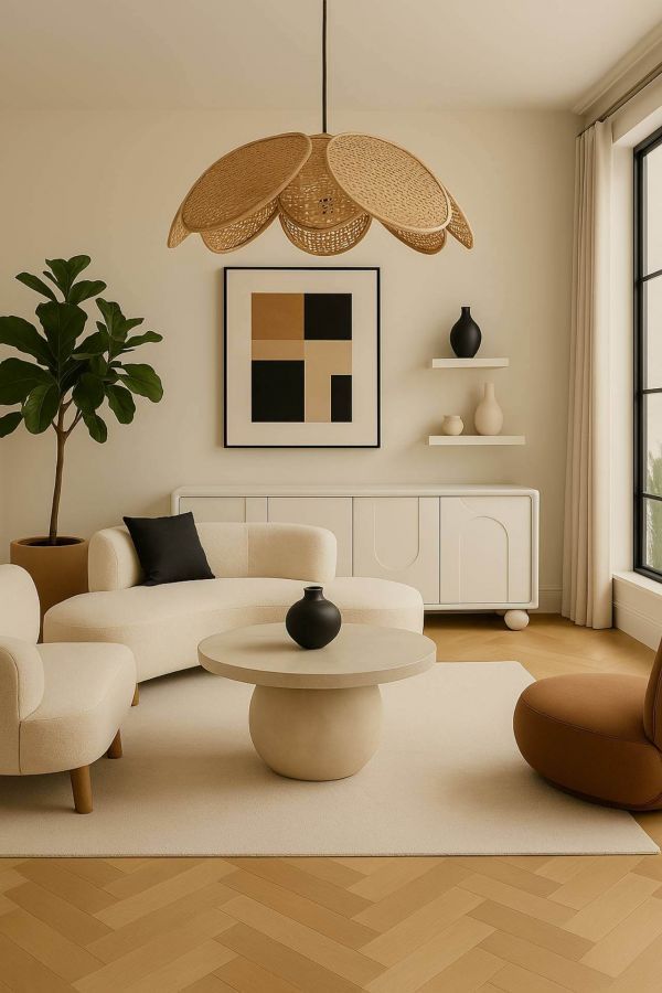 Komoda Japandi 3D ivory - Item International