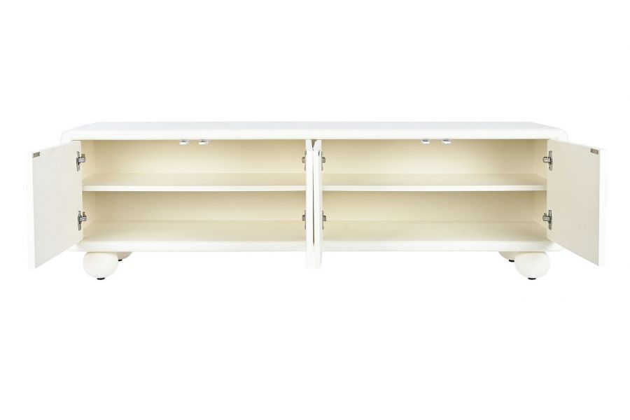 Komoda Japandi 3D RTV pod TV ivory  - Item International