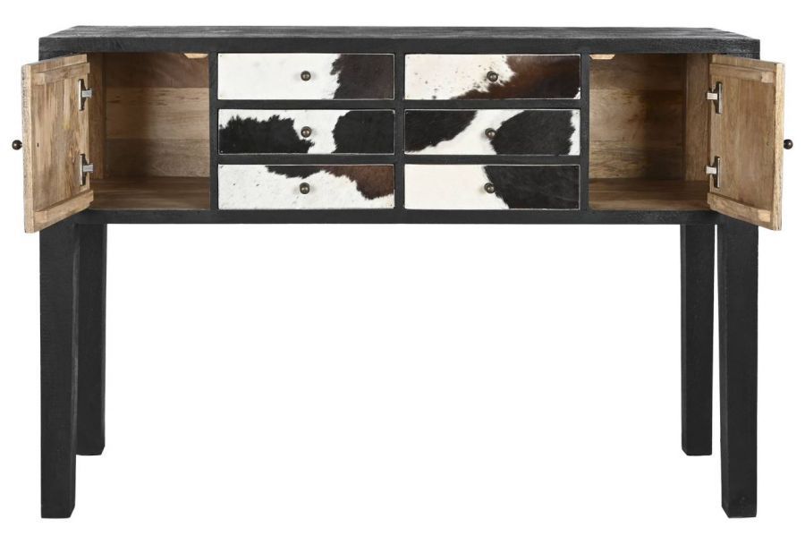 Komoda Cow konsola czarna 135 cm - Item International