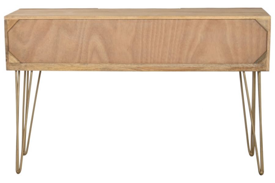 Komoda konsola golden sunset drewniana mango brązowa - Item International