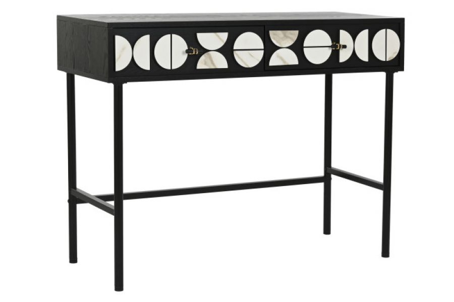 Komoda konsola Modern marmur czarna - Item International