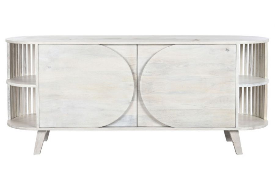Komoda Lunaro drewno mango white