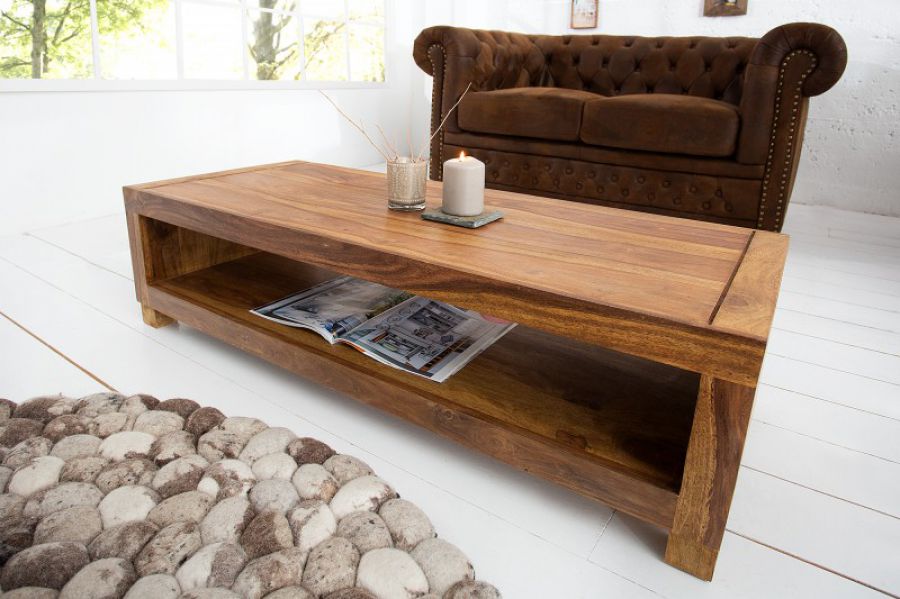 Komoda Ława Madeira TV II 110 cm sheesham  - Invicta Interior
