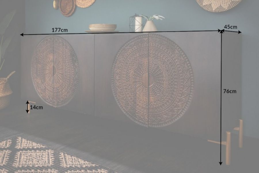 Komoda Mandala 177cm  - Invicta Interior