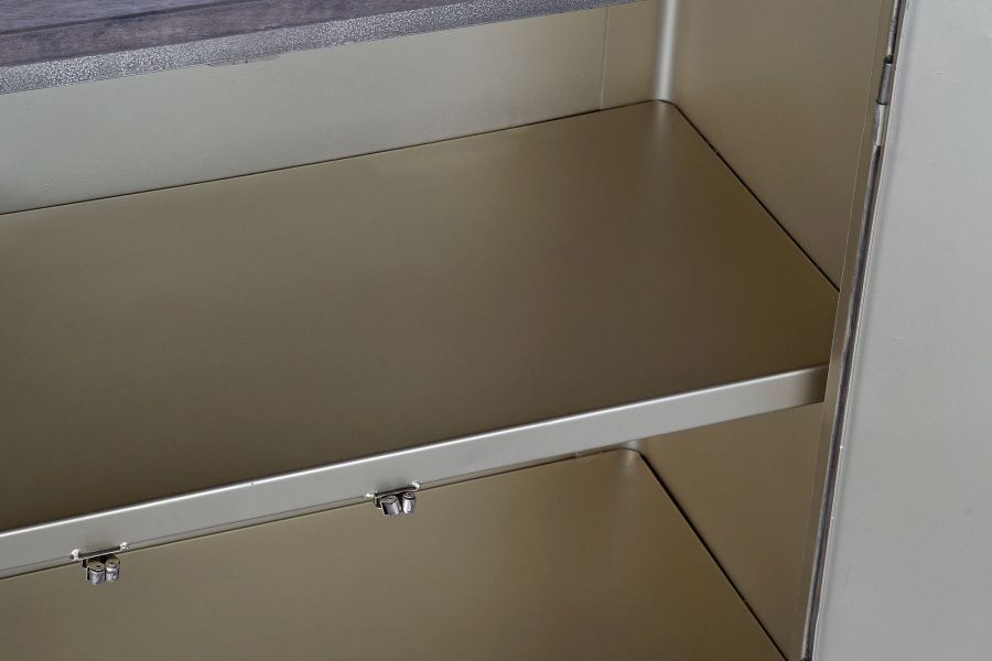 Komoda metalowa Locker Loft złota