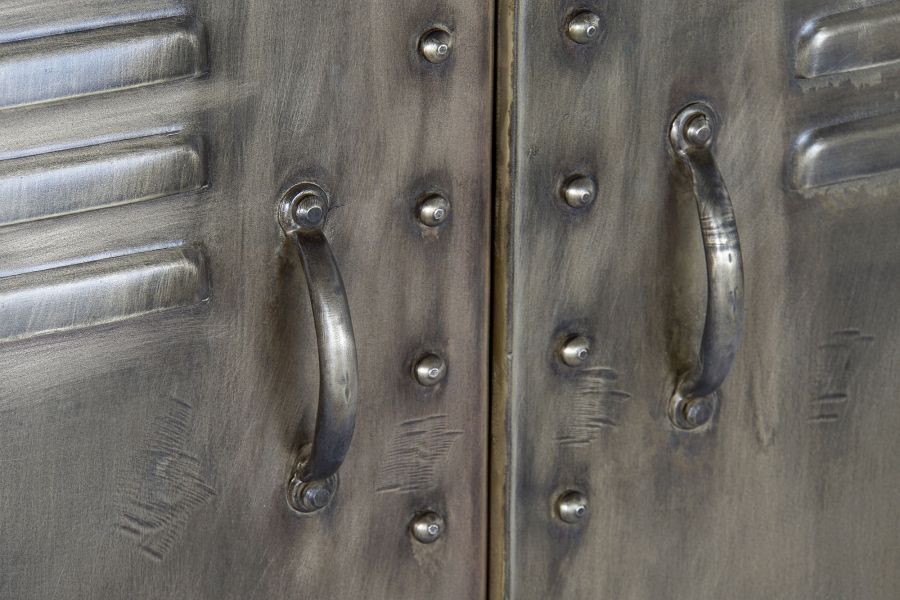 Komoda metalowa Locker Loft złota