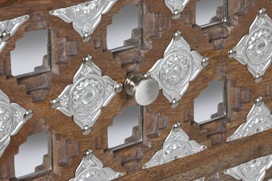 Komoda Mirror 3 szuflady drewno mango - Item International