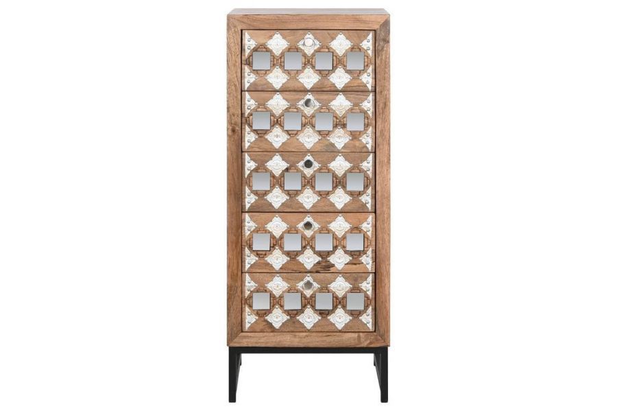 Komoda Mirror słupek drewno mango - Item International