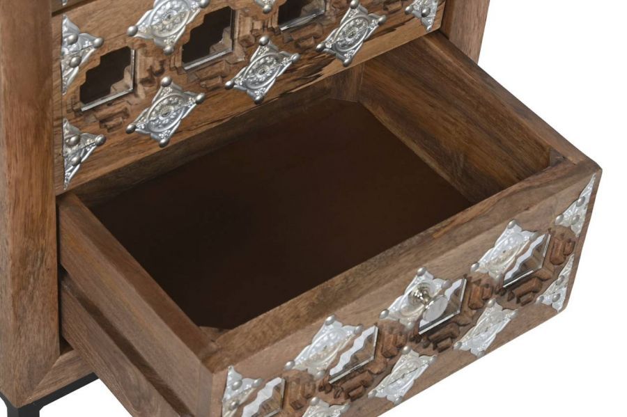 Komoda Mirror słupek drewno mango - Item International
