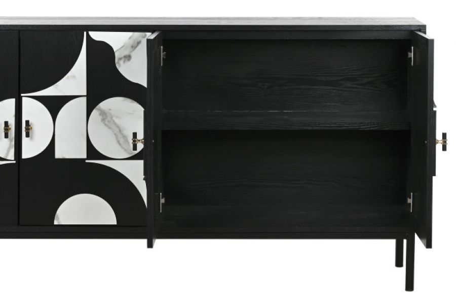 Komoda Modern marmur czarna - Item International