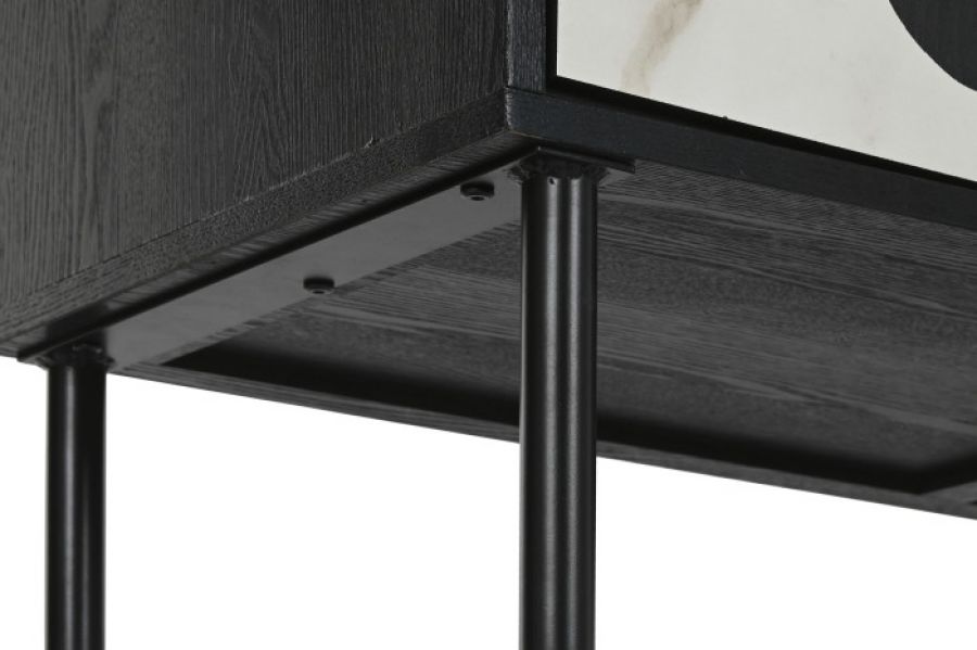 Komoda Modern marmur czarna high - Item International