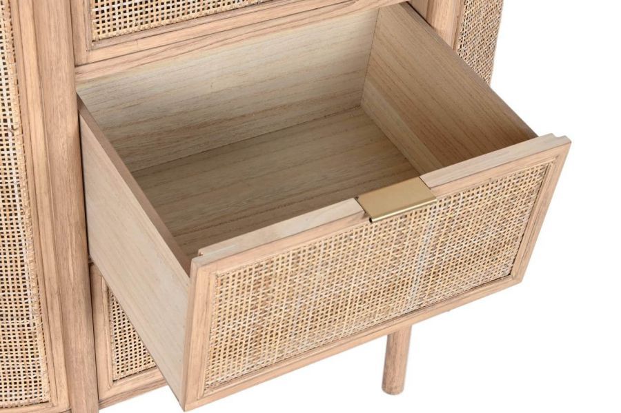 Komoda okrągła Passion z plecionką wiedeńską 80 cm - Item International