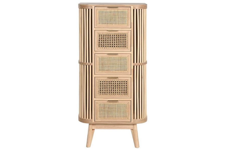Komoda okrągła słupek Passion rattanowa  - Item International