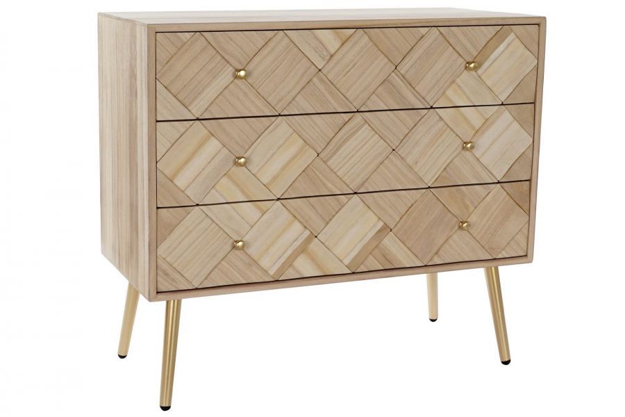 Komoda Parquet drewniana 3 szuflady - Item International