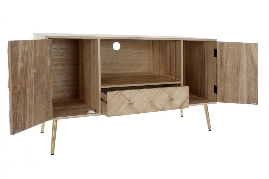 Komoda Parquet drewniana szafka RTV pod TV - Item International