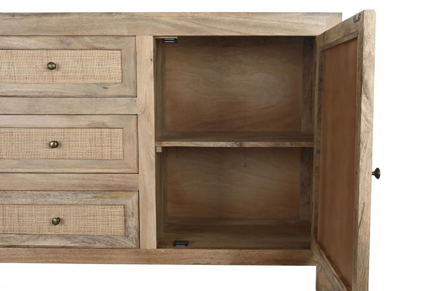 Komoda rattanowa drewno mango 180 cm - Item International