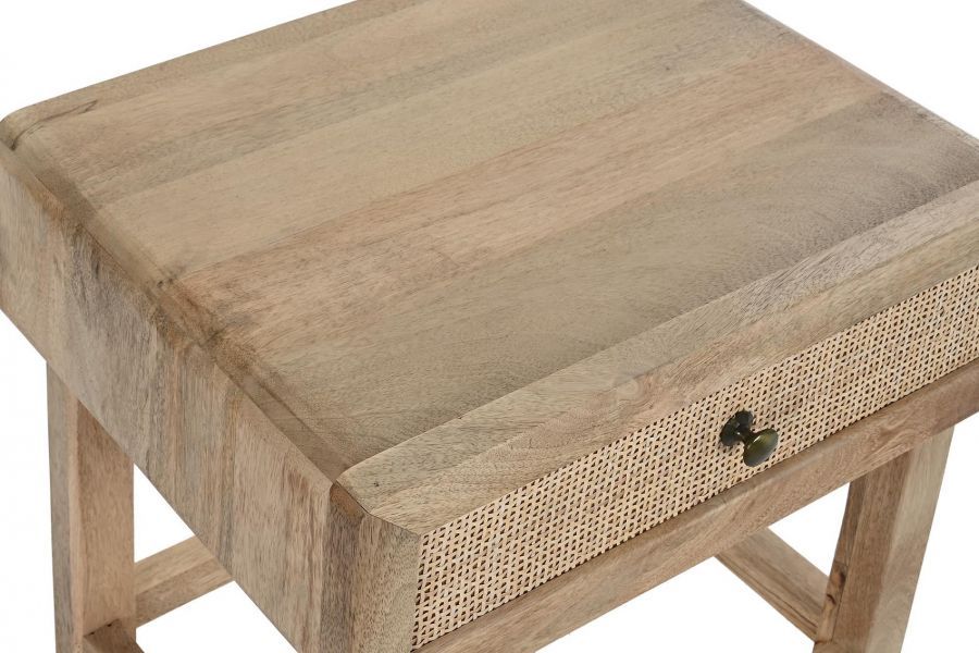 Komoda rattanowa drewno mango szafka nocna - Item International