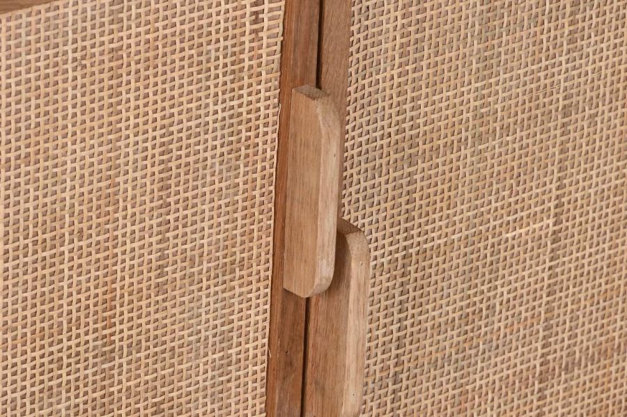 Komoda rattanowa Modern Lounge z drewna dębowego 180 cm - Item International