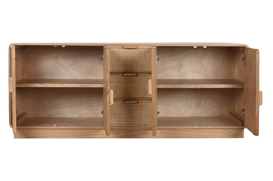 Komoda rattanowa Modern Lounge z drewna dębowego 180 cm - Item International