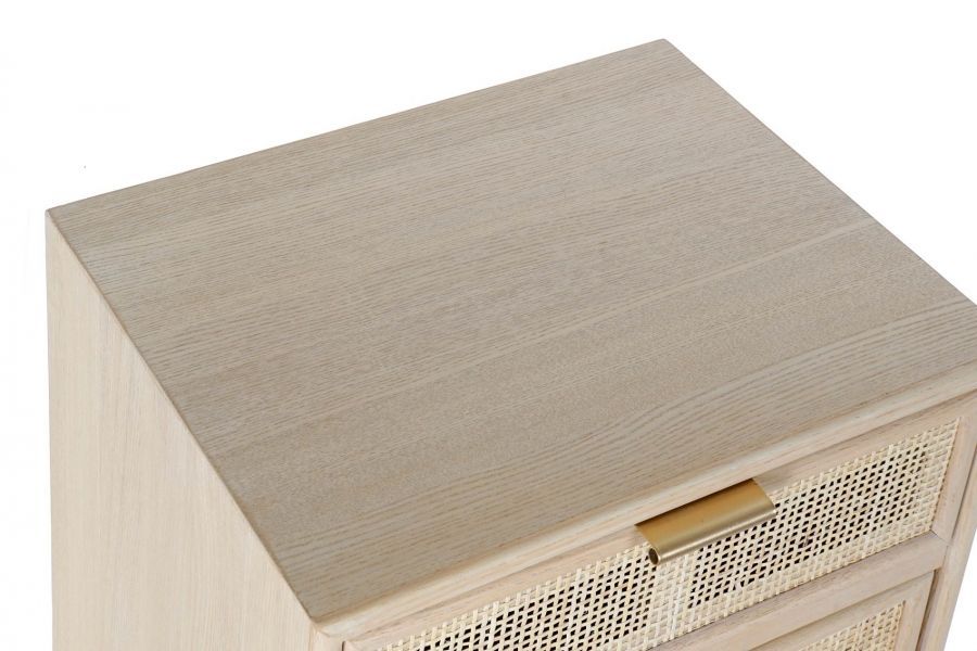 Komoda rattanowa Rotin z plecionką wiedeńską 5 szuflad - Item International