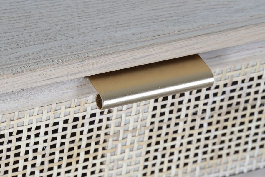 Komoda rattanowa Rotin z plecionką wiedeńską 80 cm - Item International