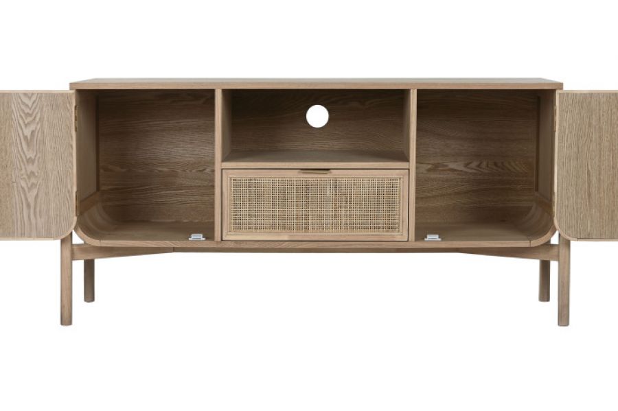 Komoda rattanowa round RTV pod TV  - Item International