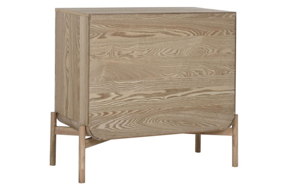 Komoda rattanowa round z 3 szufladami - Item International