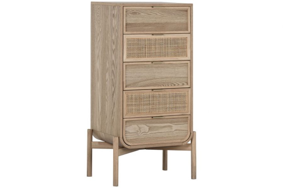 Komoda rattanowa round z szufladami - Item International