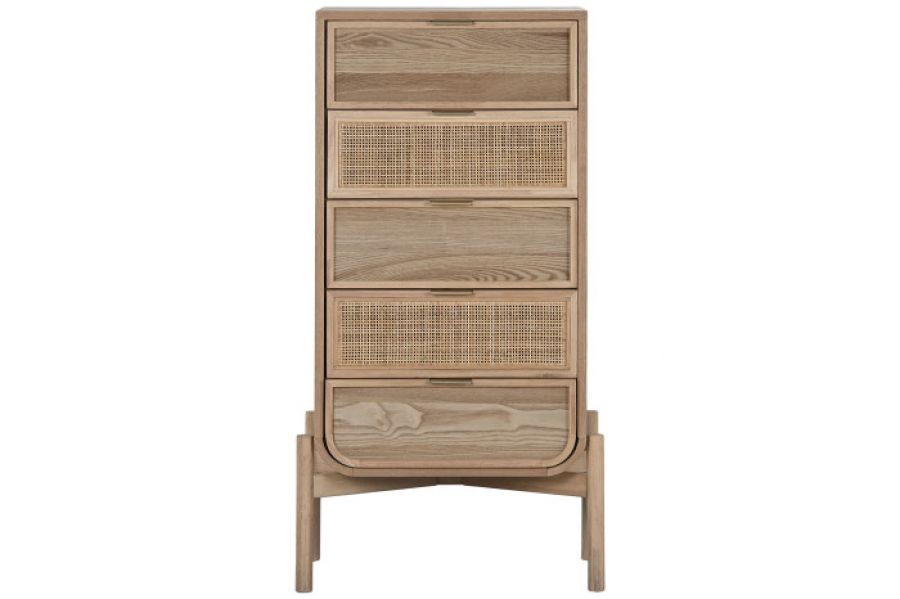 Komoda rattanowa round z szufladami - Item International