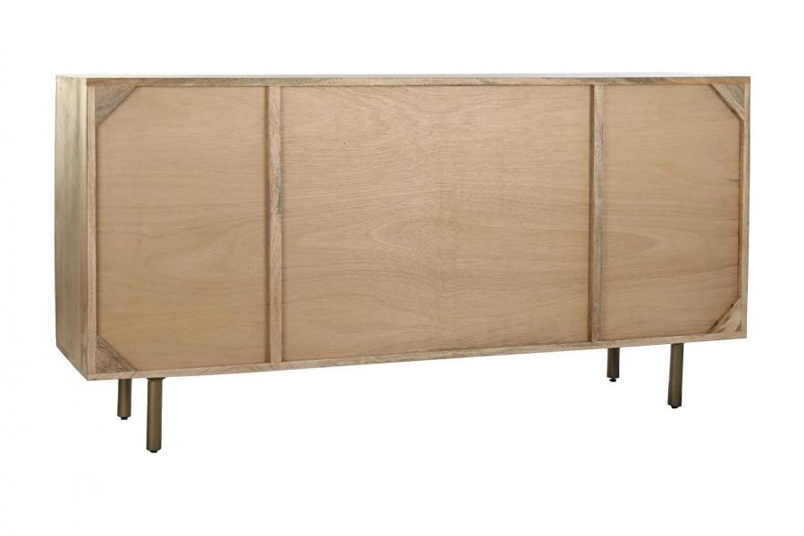 Komoda Retro rattanowa drewno mango Squares - Item International