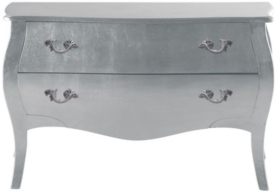 Komoda Romantic Leaf big srebrna