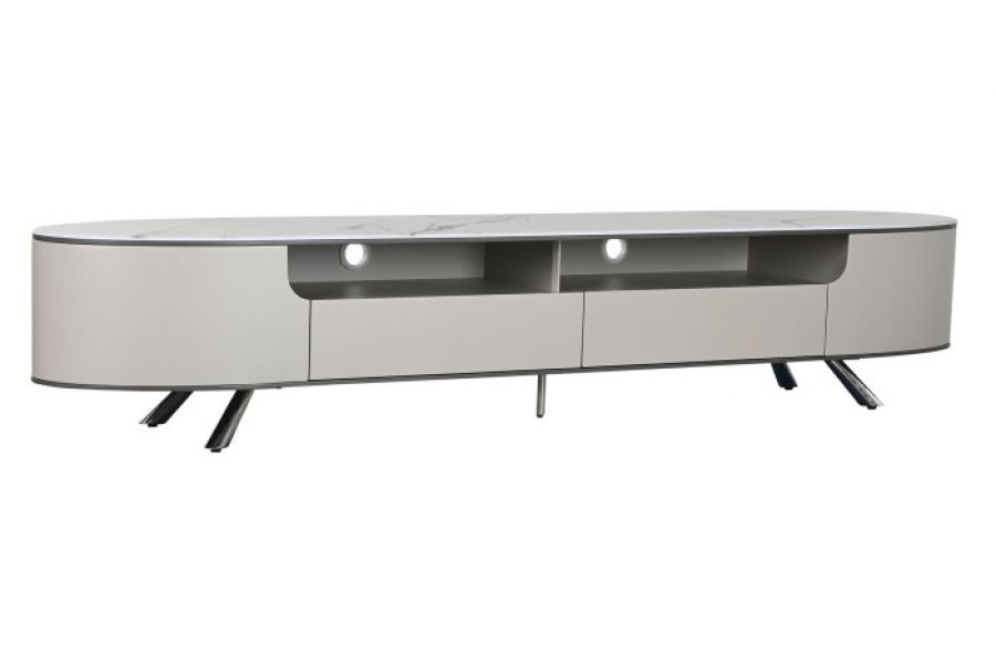 Komoda RTV Aurora z marmurowym blatem - Item International