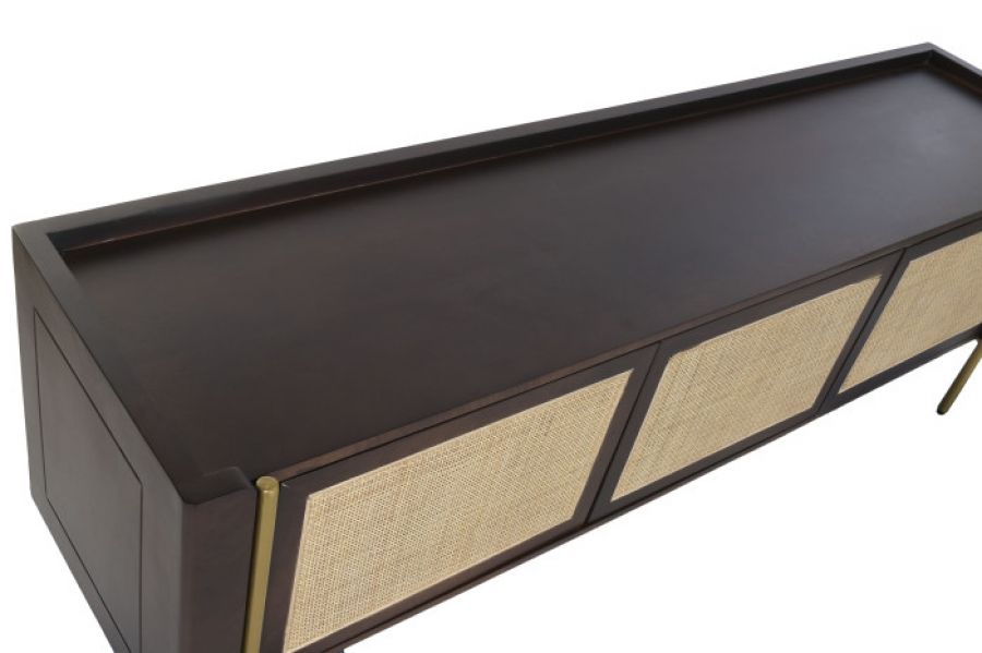 Komoda RTV Capri drewno mango rattan - Item International