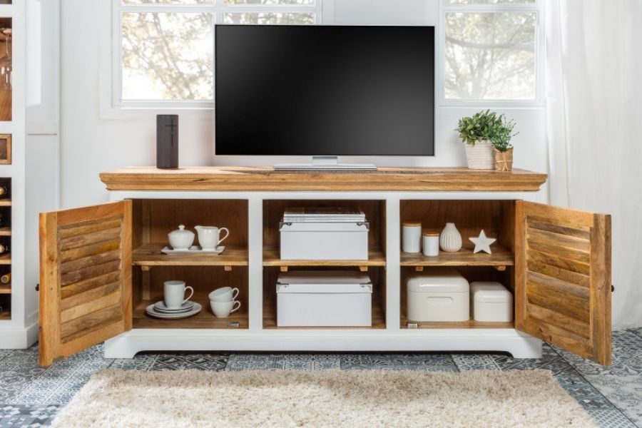 Komoda RTV pod TV Long Island mango  - Invicta Interior