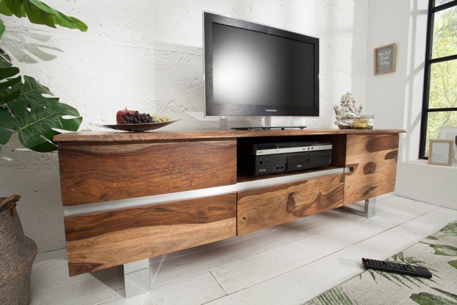 Komoda RTV pod TV Mammut drewno sheesham - Invicta Interior
