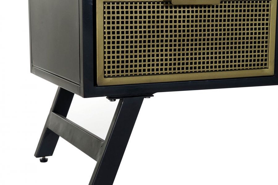 Komoda RTV pod TV retro vintage złota  - Item International