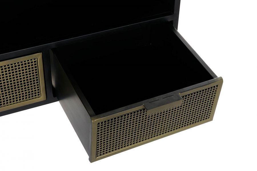 Komoda RTV pod TV retro vintage złota  - Item International