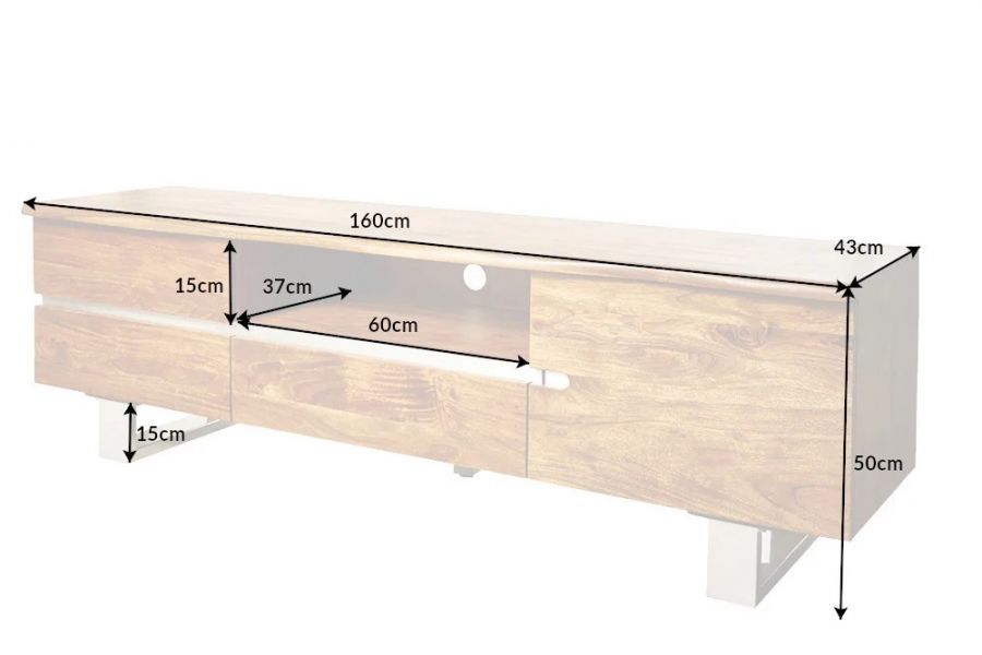 Komoda RTV TV Mammut 160 cm 