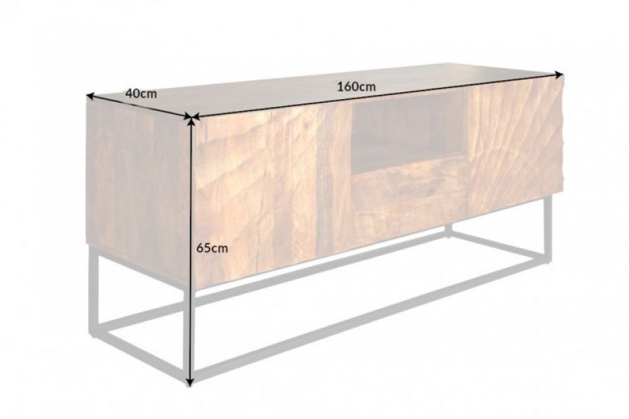 kat.II Komoda Scorpion RTV drewno mango natur