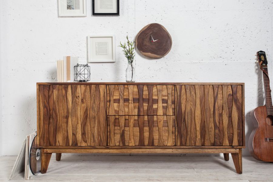 Komoda Sideboard Retro 160 cm sheesham  - Invicta Interior
