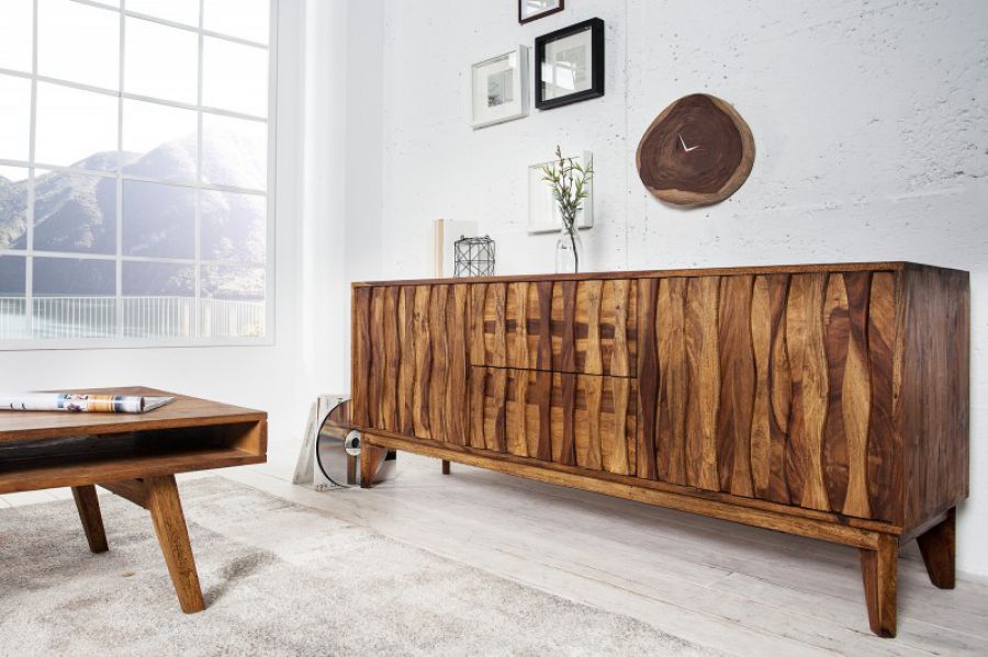 Komoda Sideboard Retro 160 cm sheesham  - Invicta Interior