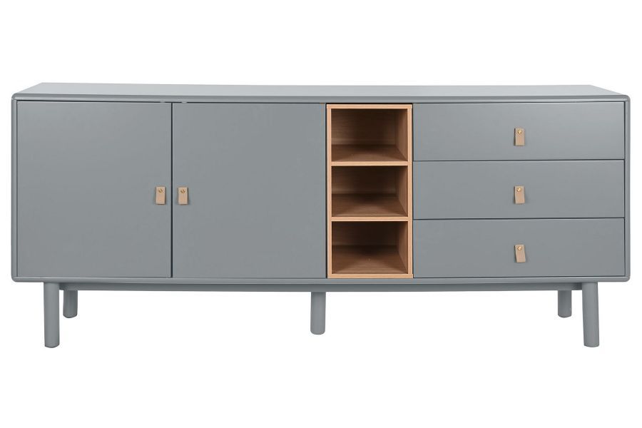 Komoda Simply skandynawska szara 180 cm - Item International